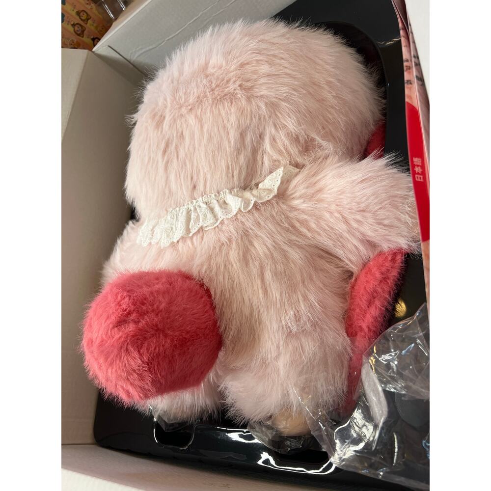 Baby Three 800% AI Warm Heart pink bunny With gold Glitter Liquid Eyes - Picture 3 of 6